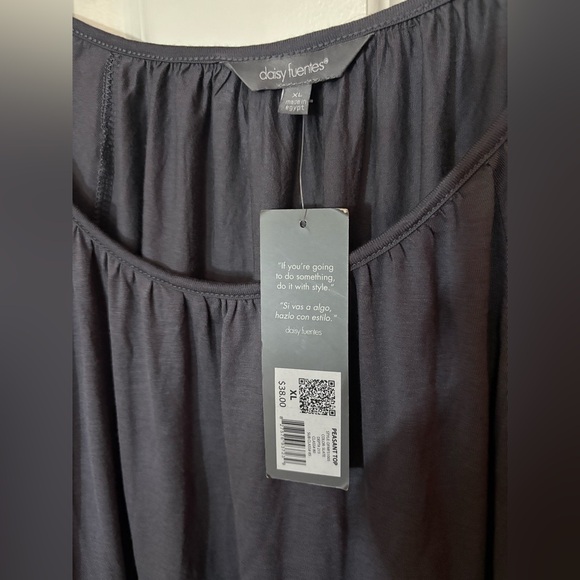 NWT Daisy Fuentes Top size XL - Picture 4 of 4